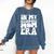 In My Baseball Mom Era Groovy Retro Comfort Colors Sweatshirt Blue Jean