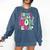 In My Baseball Mom Era Baseball Mama Comfort Colors Sweatshirt Blue Jean