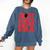 In My Baseball Mom Era Red Comfort Colors Sweatshirt Blue Jean In My Baseball Mom Era Red Comfort Colors Sweatshirt Blue Jean