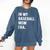 In My Baseball Mom Era Son Baseball Player Pitcher Catcher Comfort Colors Sweatshirt Blue Jean