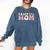 Baseball Mom Groovy Game Day Comfort Colors Sweatshirt Blue Jean Baseball Mom Groovy Game Day Comfort Colors Sweatshirt Blue Jean