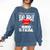 Baseball Mom Humor I Teach My Kids To Hit And Steal Comfort Colors Sweatshirt Blue Jean