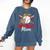 Baseball Mom Leopard Heart Mother's Day Girls Comfort Colors Sweatshirt Blue Jean Baseball Mom Leopard Heart Mother's Day Girls Comfort Colors Sweatshirt Blue Jean