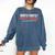 Baseball Mom Mama Baseball Lover Comfort Colors Sweatshirt Blue Jean