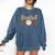 Baseball Mom Mothers' Day Comfort Colors Sweatshirt Blue Jean Baseball Mom Mothers' Day Comfort Colors Sweatshirt Blue Jean