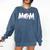 Baseball Mom Mother's Day Mama Sport Comfort Colors Sweatshirt Blue Jean Baseball Mom Mother's Day Mama Sport Comfort Colors Sweatshirt Blue Jean