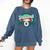 Baseball Mom Rainbow Game Day Comfort Colors Sweatshirt Blue Jean Baseball Mom Rainbow Game Day Comfort Colors Sweatshirt Blue Jean