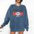 Baseball Mom Retro Distressed Baseball Family Matching Comfort Colors Sweatshirt Blue Jean Baseball Mom Retro Distressed Baseball Family Matching Comfort Colors Sweatshirt Blue Jean