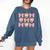 Baseball Mom Sister Tween Teen Girl Girly Pink Bow Preppy Comfort Colors Sweatshirt Blue Jean