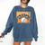 Baseball Mom Sports Orange Comfort Colors Sweatshirt Blue Jean