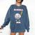 Baseball Mom Sports Quote Comfort Colors Sweatshirt Blue Jean
