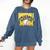 Baseball Mom Sports Mom Yellow Comfort Colors Sweatshirt Blue Jean