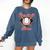 Baseball Mom T-Ball Mom Little League Mom Apparel Comfort Colors Sweatshirt Blue Jean