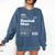 Baseball Mom Graphic Tees For Women Comfort Colors Sweatshirt Blue Jean