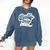 Baseball Mom Will Yell Loudly Comfort Colors Sweatshirt Blue Jean