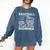 Baseball Momma Mom USA Flag 4th Of July Comfort Colors Sweatshirt Blue Jean
