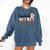 Baseball Nini Women BallPark Nini Baseball Mom Mother's Day Comfort Colors Sweatshirt Blue Jean Baseball Nini Women BallPark Nini Baseball Mom Mother's Day Comfort Colors Sweatshirt Blue Jean