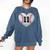 Baseball Number 11 Distressed Heart For Baseball Moms Comfort Colors Sweatshirt Blue Jean Baseball Number 11 Distressed Heart For Baseball Moms Comfort Colors Sweatshirt Blue Jean