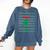 Baseball Player Christmas Pajama Send It Xmas PJs Boys Comfort Colors Sweatshirt Blue Jean