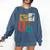 Baseball Player Collage Men Kids Coach Youth Boys Comfort Colors Sweatshirt Blue Jean