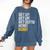 Baseball Player Get Up Get Outta Here Gone Home Run Comfort Colors Sweatshirt Blue Jean