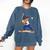 Baseball Puerto Rico Patriotic Flag Boricua Baseball Player Comfort Colors Sweatshirt Blue Jean