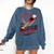 Baseball Valentine Love Is Our Home Run Apparel Comfort Colors Sweatshirt Blue Jean