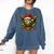 Baseball Xmas Christmas Baseball Ice Cream Drip Boys Comfort Colors Sweatshirt Blue Jean