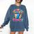 Blue Checkered I Was 6 Now I'm 7 Birthday Cake Baseball Drip Comfort Colors Sweatshirt Blue Jean Blue Checkered I Was 6 Now I'm 7 Birthday Cake Baseball Drip Comfort Colors Sweatshirt Blue Jean