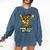 Boys Pizza Theme Baseball Home Hitter Comfort Colors Sweatshirt Blue Jean