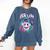 Bruh 67 Baseball Drip Boys Kids Six Seven Meme 6-7 Dripping Comfort Colors Sweatshirt Blue Jean