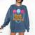Bruh It's My Birthday Ice Cream Drip Baseball Birthday Comfort Colors Sweatshirt Blue Jean