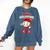 Bruh Valentine Baseball Drip Icecream Apparel Men Youth Boys Comfort Colors Sweatshirt Blue Jean