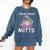 Calm Your Mitts Baseball Ice Cream Drip Crossed Bats Sport Comfort Colors Sweatshirt Blue Jean