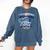 Champions 2025 Baseball Retro Athletic Celebration Theme Comfort Colors Sweatshirt Blue Jean