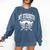 Christian Baseball My Strength Comes From The Lord Baseball Comfort Colors Sweatshirt Blue Jean