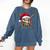 Christmas Baseball Pajama Santa For Men Boys Girls Kids Xmas Comfort Colors Sweatshirt Blue Jean Christmas Baseball Pajama Santa For Men Boys Girls Kids Xmas Comfort Colors Sweatshirt Blue Jean