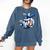 Cool Rabbit Baseball Easter Men Boy Toddler Kid Comfort Colors Sweatshirt Blue Jean Cool Rabbit Baseball Easter Men Boy Toddler Kid Comfort Colors Sweatshirt Blue Jean