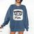 Custom Baseball Mom Number 66 Heart For Mom Comfort Colors Sweatshirt Blue Jean