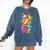 Dabbing Banana 67 Drip Baseball Drip Six Seven Joke Premium Tri-Blend Comfort Colors Sweatshirt Blue Jean