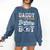 Daddy Of The Birthday Boy Baseball Ice Cream Drip Matching Comfort Colors Sweatshirt Blue Jean