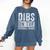 Dibs On The Baseball Coach Wife Girlfriend Comfort Colors Sweatshirt Blue Jean
