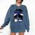 El Salvador Baseball Mom Salvador Baseball Girl Comfort Colors Sweatshirt Blue Jean