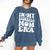 Family Mama In My Baseball Mom Era Comfort Colors Sweatshirt Blue Jean