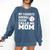 My Favorite Baseball Player Calls Me Mom Comfort Colors Sweatshirt Blue Jean