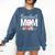 Floral Baseball Mom Mother's Day Cute Baseball Mama Mommy Comfort Colors Sweatshirt Blue Jean Floral Baseball Mom Mother's Day Cute Baseball Mama Mommy Comfort Colors Sweatshirt Blue Jean