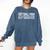 FUNNY Softball Mom Like A Baseball Mom But Smarter Comfort Colors Sweatshirt Blue Jean