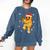 Gingerbread Man Baseball Christmas Comfort Colors Sweatshirt Blue Jean Gingerbread Man Baseball Christmas Comfort Colors Sweatshirt Blue Jean