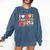 Groovy Retro I Love Hot Baseball Moms With After Game Snacks Comfort Colors Sweatshirt Blue Jean Groovy Retro I Love Hot Baseball Moms With After Game Snacks Comfort Colors Sweatshirt Blue Jean