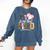 My Heart Is On That Field Mother's Day Baseball Mom Women Comfort Colors Sweatshirt Blue Jean My Heart Is On That Field Mother's Day Baseball Mom Women Comfort Colors Sweatshirt Blue Jean